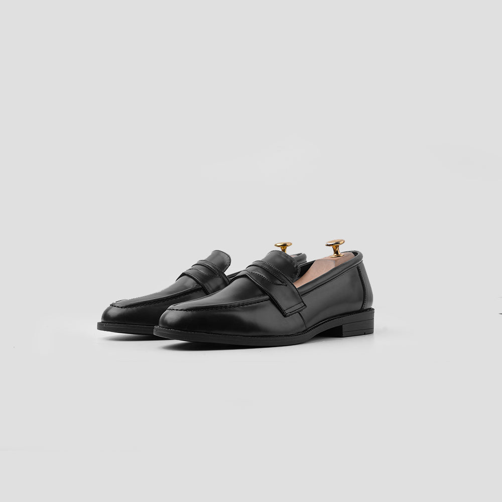 Customized Loafers Penny L.I.F.E Heels Black