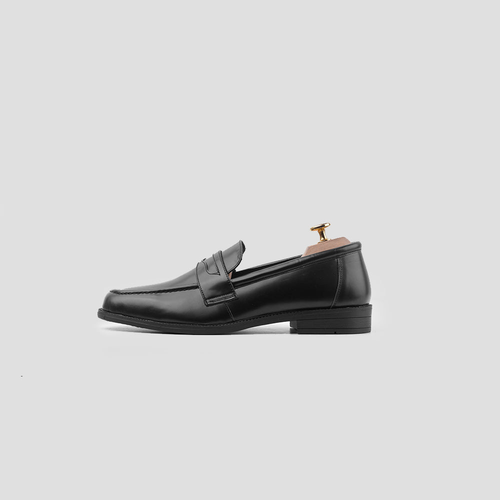 Customized Loafers Penny L.I.F.E Heels Black