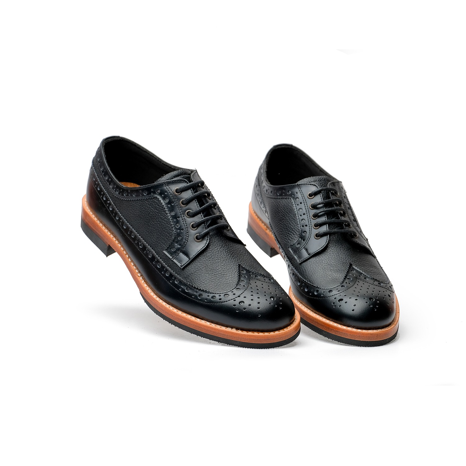 Derby Longwing Black & Scotch Black