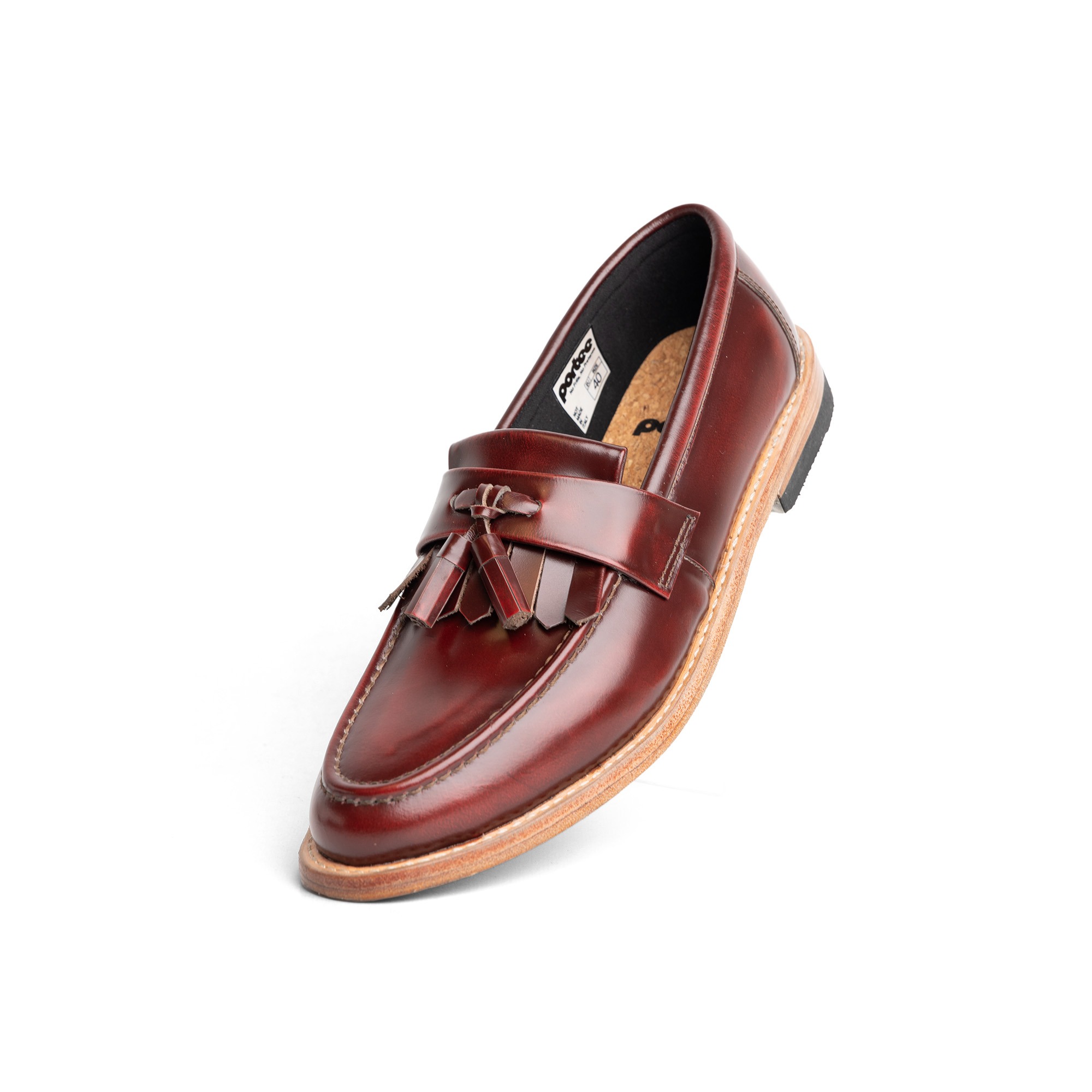 Loafers Tasseled Oxblood Leather
