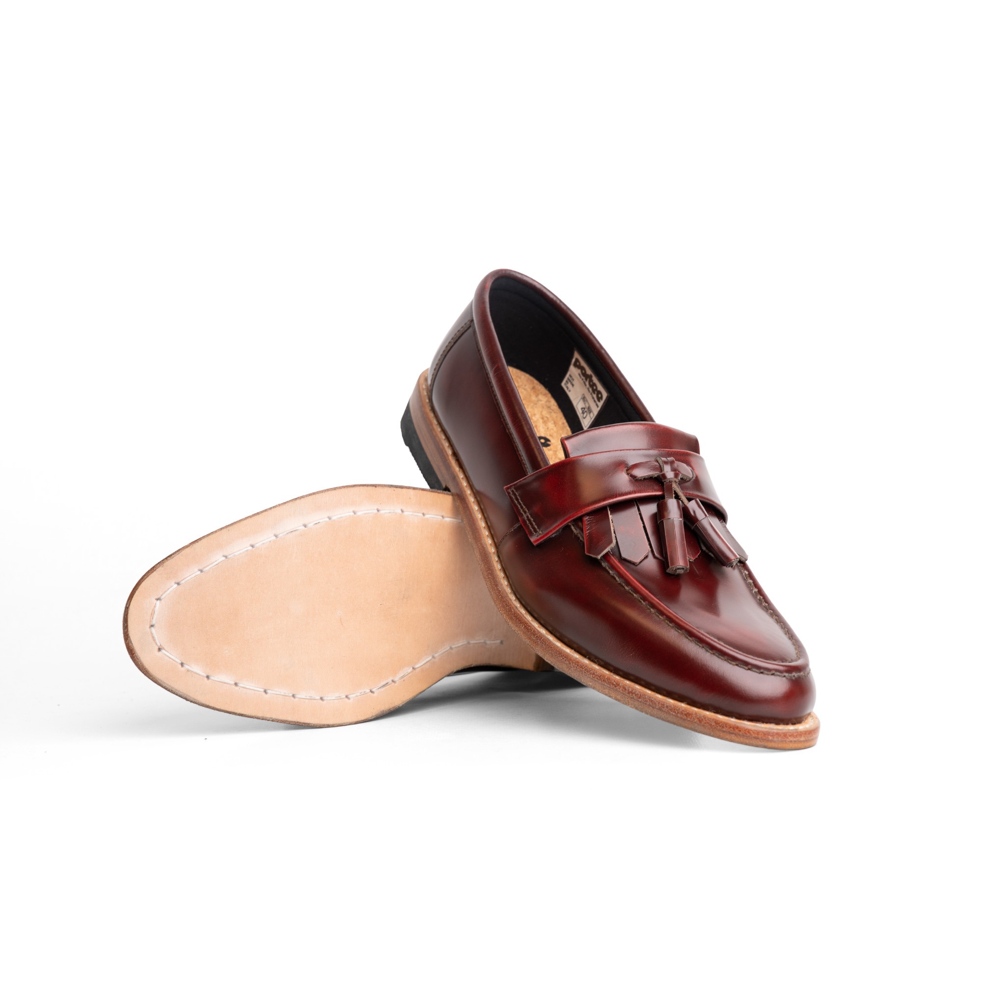Loafers Tasseled Oxblood Leather