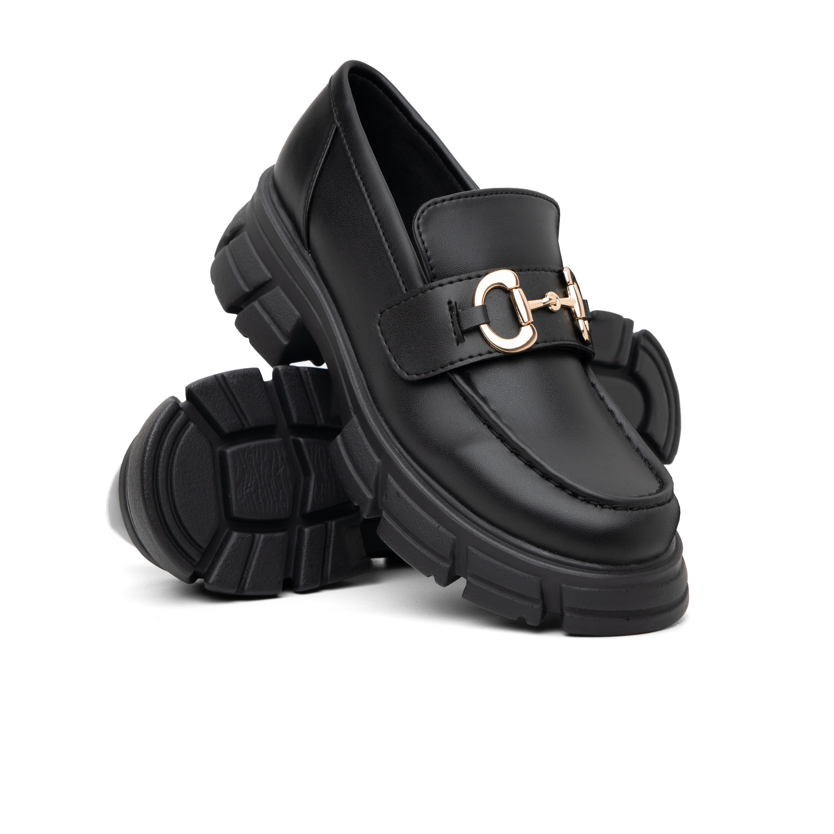 Monolith Adjustable Loafers Women Black