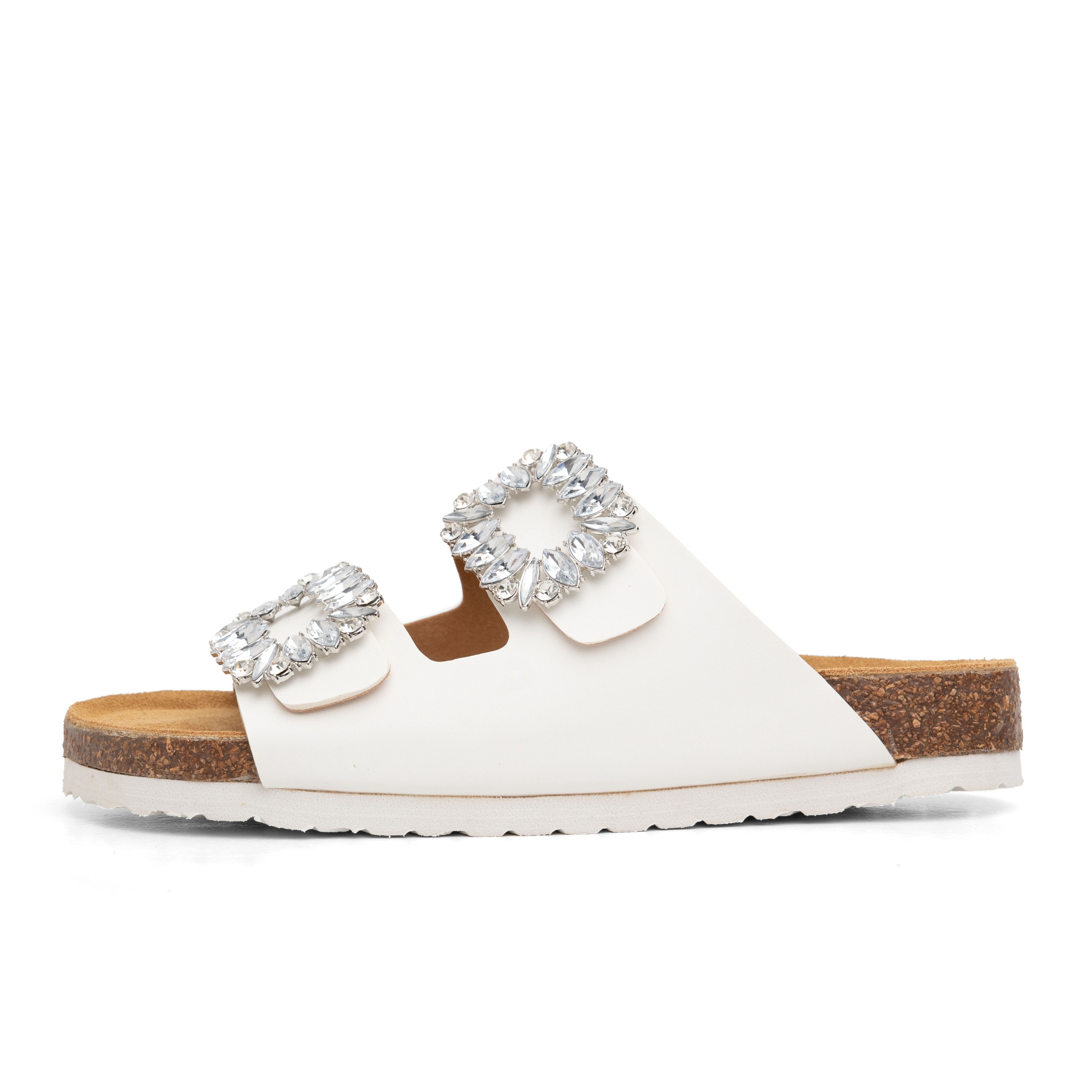 Tokyo Tiara White Sandal