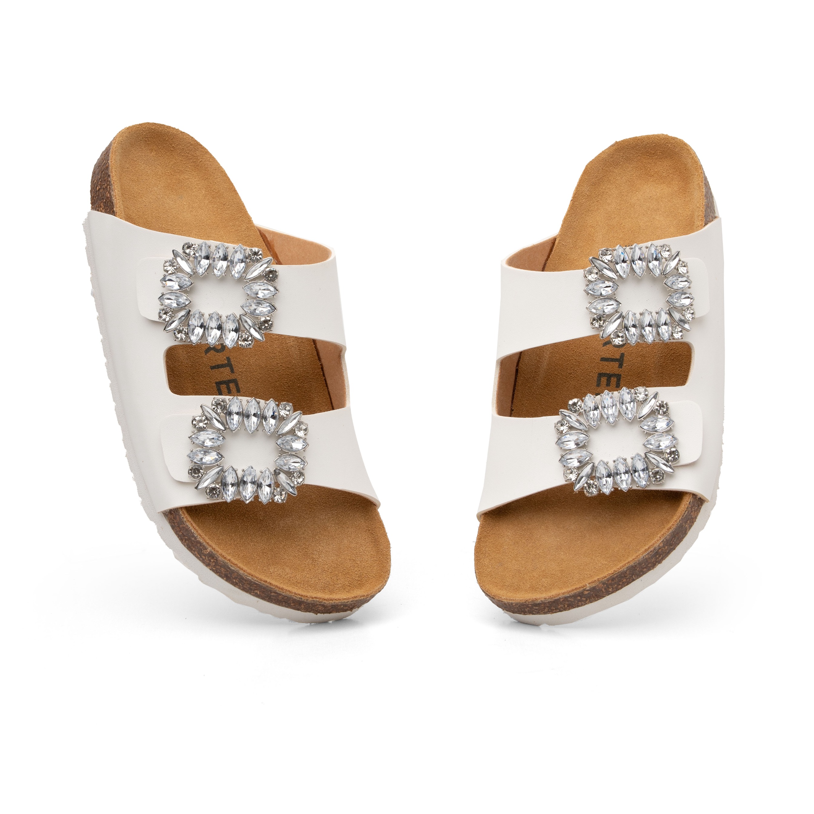 Tokyo Tiara White Sandal
