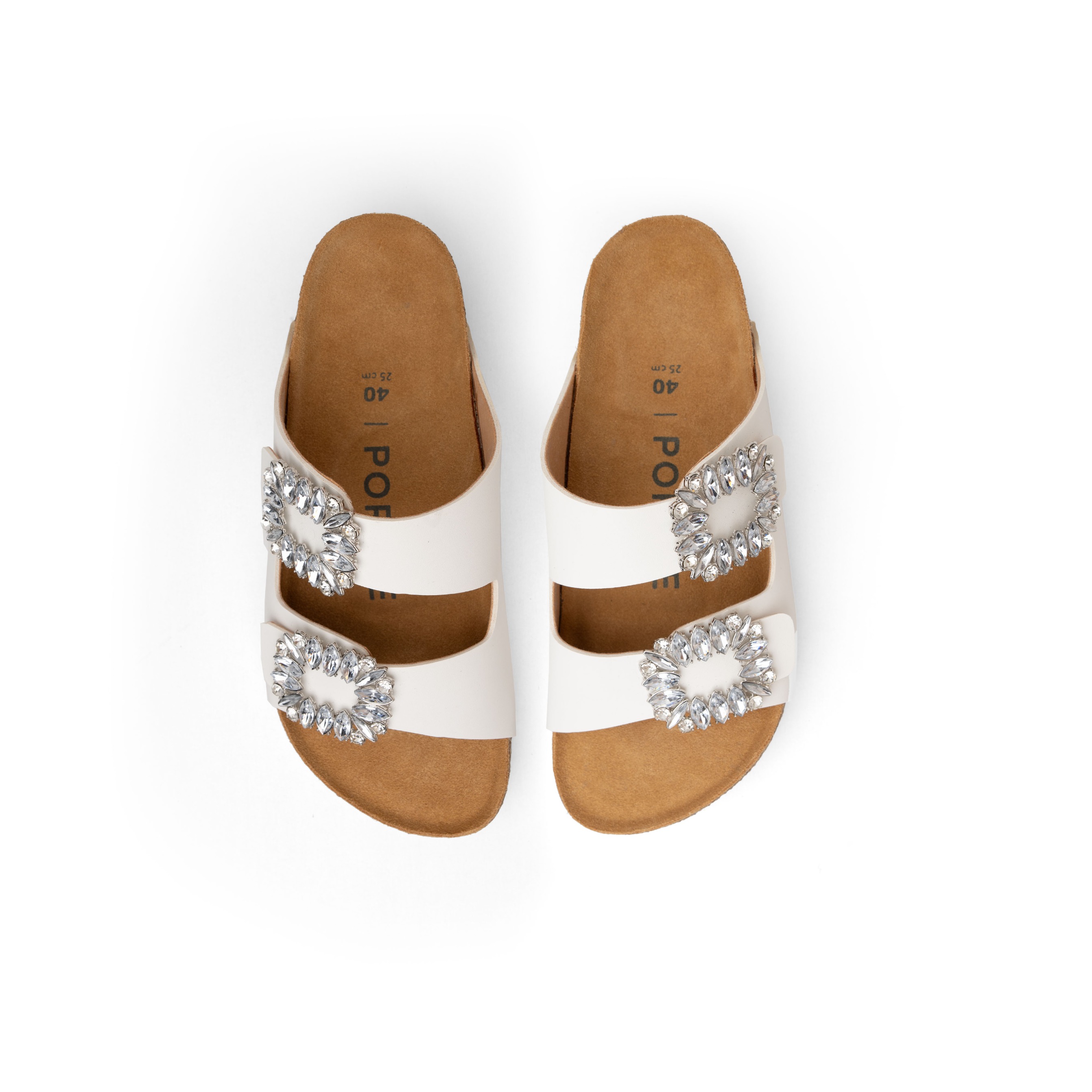 Tokyo Tiara White Sandal
