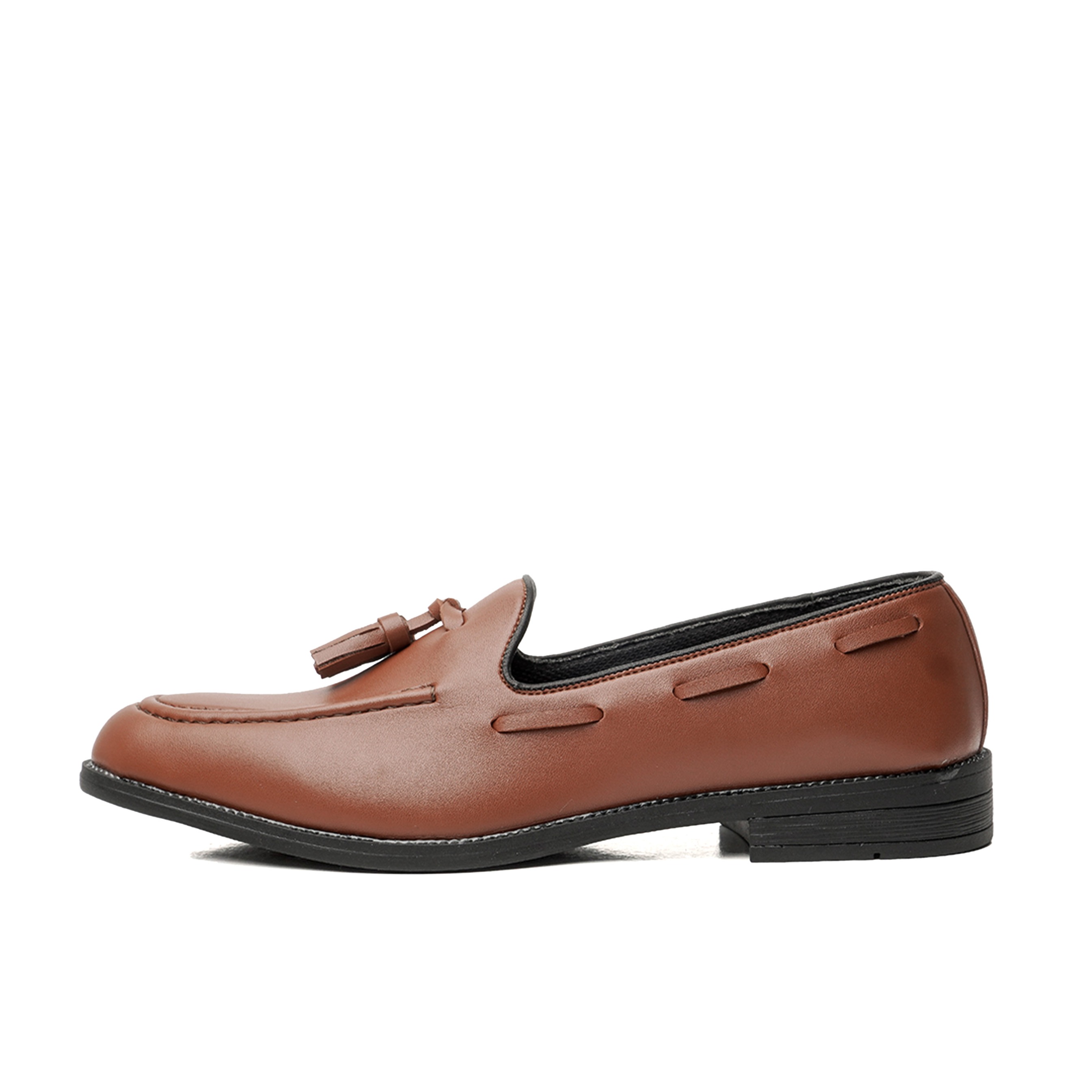 Loafers Slippers Cognac RL Series