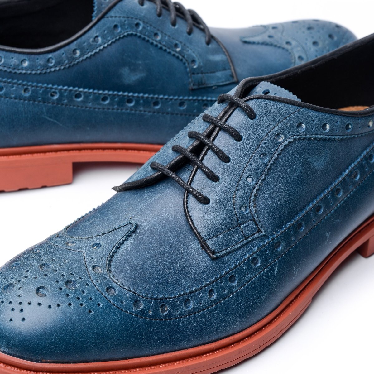 Derby Longwing Navy Red-Brick Decade Special Edition