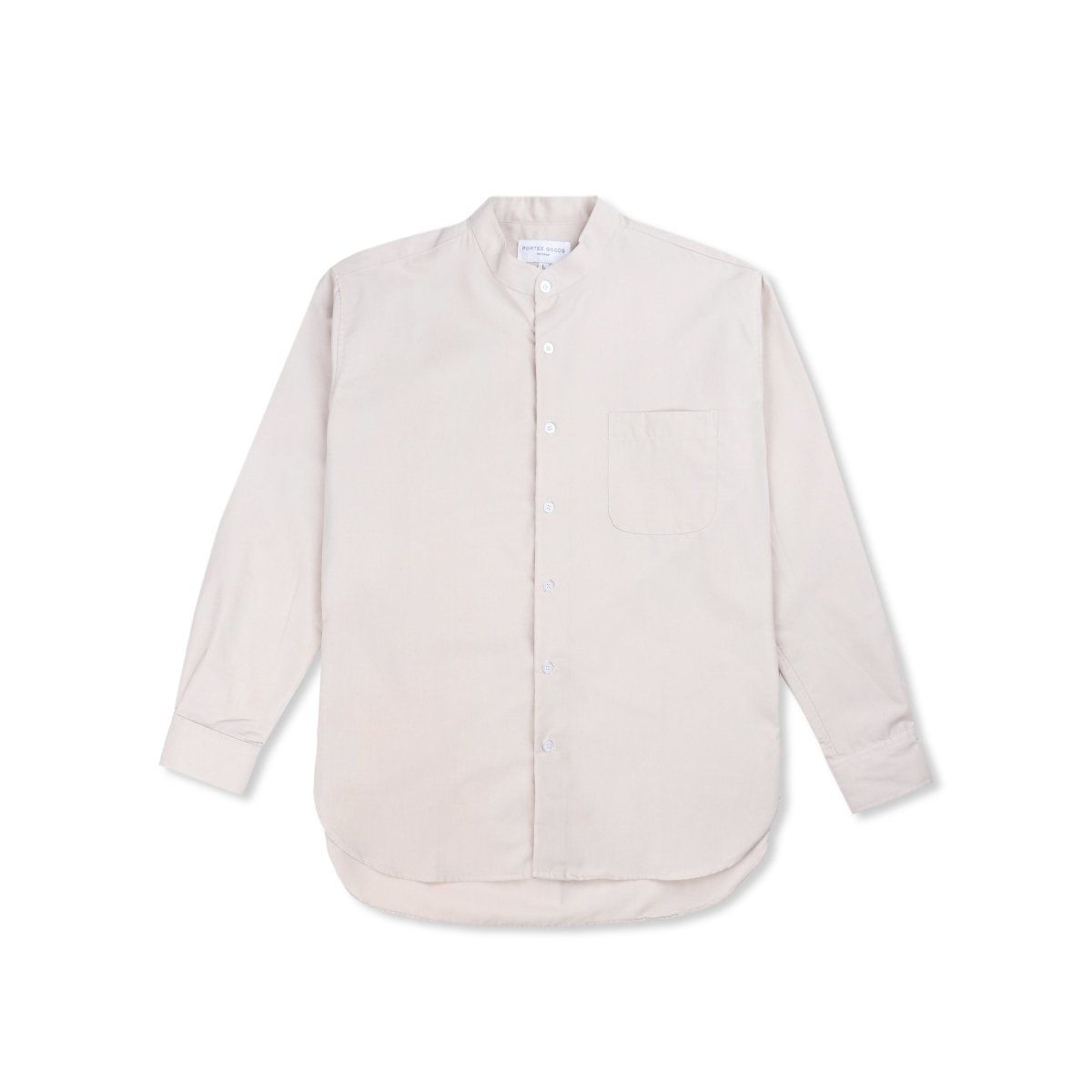 Grandad Collar Shirt Creme