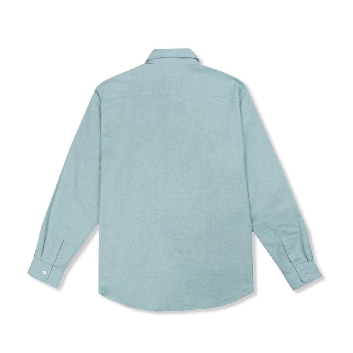 Linen Chest Patch Shirt Sky blue