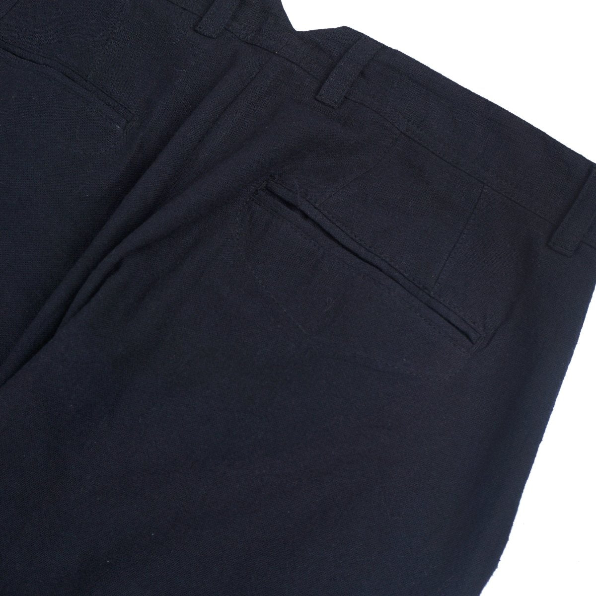 Linen Relax Pants Black