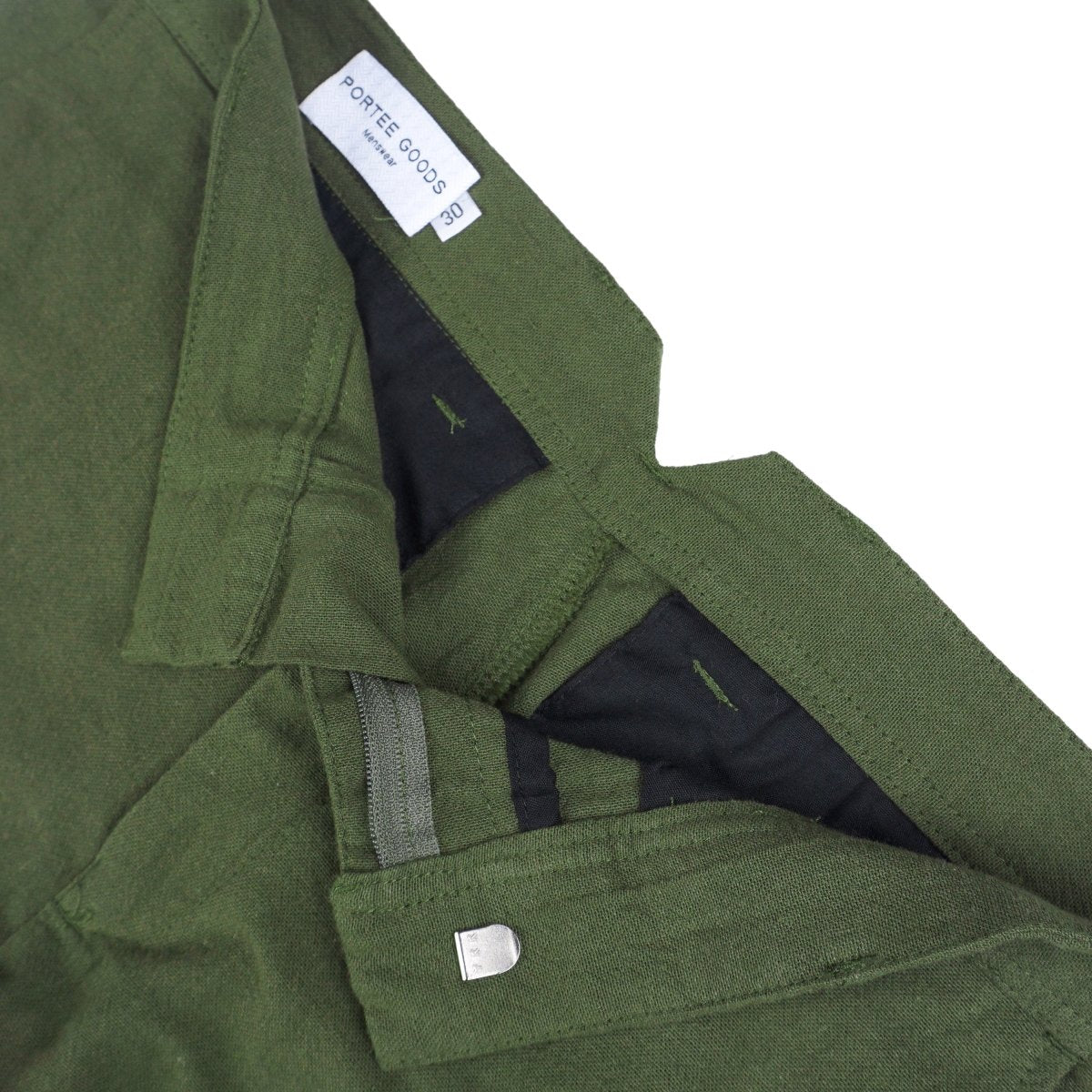 Linen Relax Pants Olive