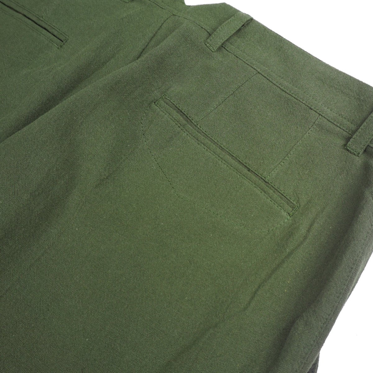 Linen Relax Pants Olive