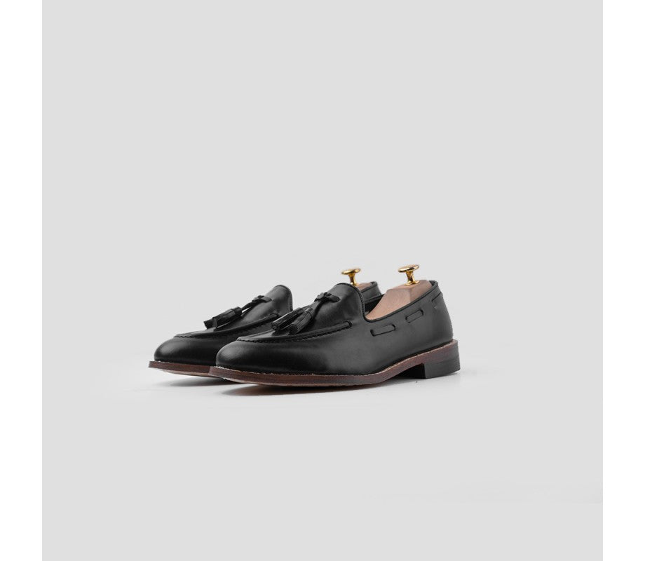 Customized Loafers Slipper Black