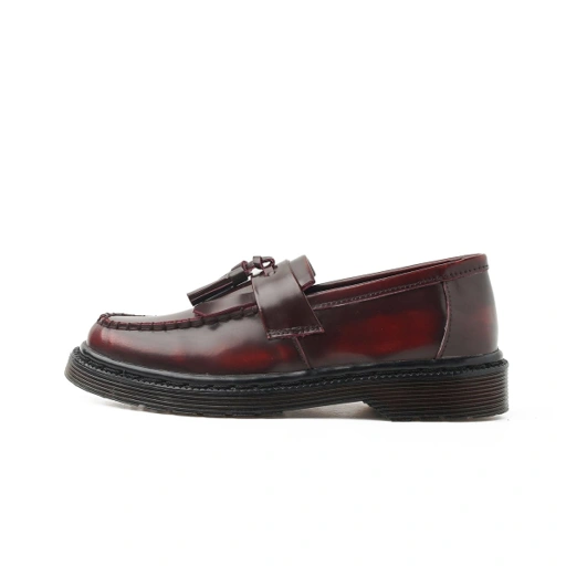 Image of Original Loafers Moc Tasseled Woman Oxblood