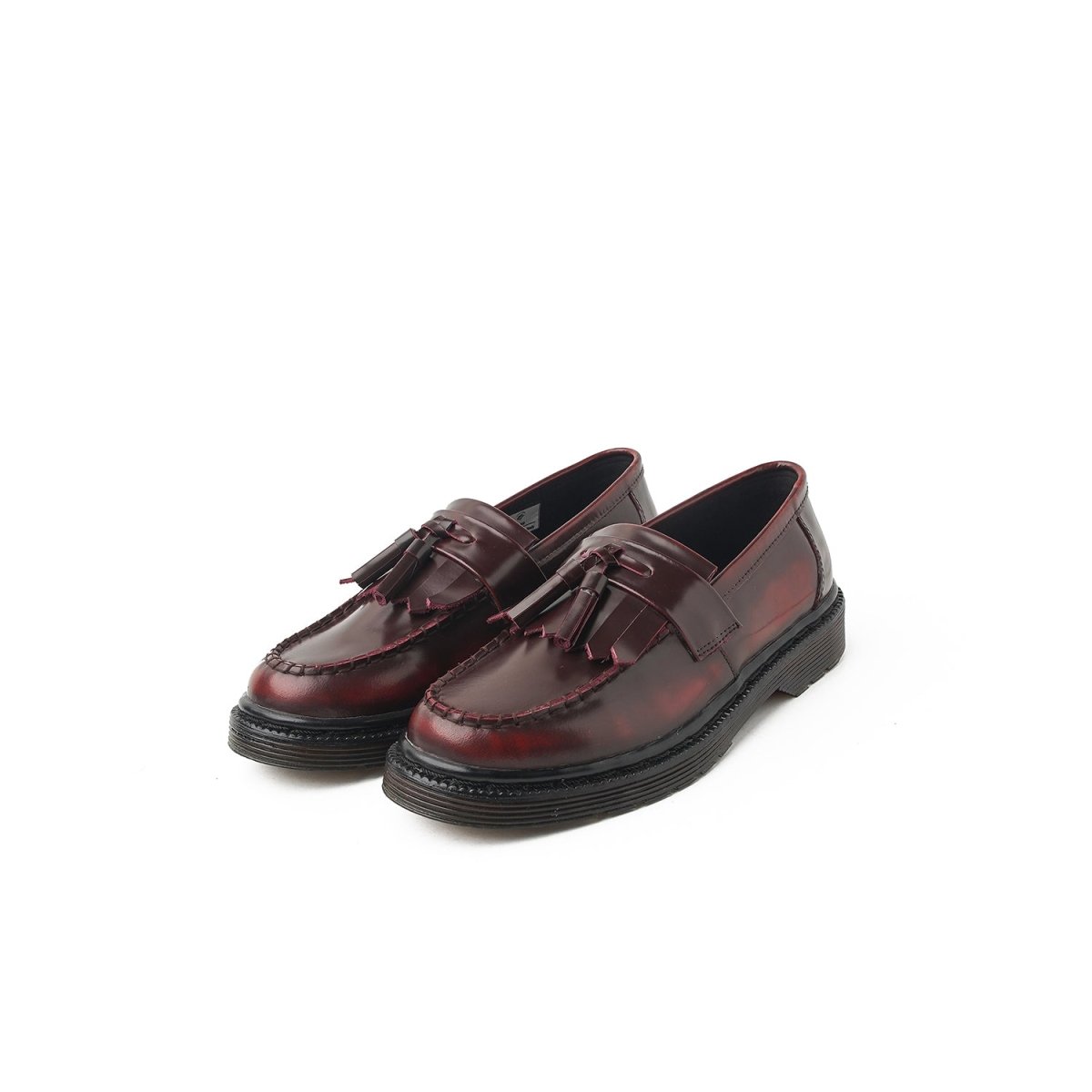 Original Loafers Moc Tasseled Woman Oxblood