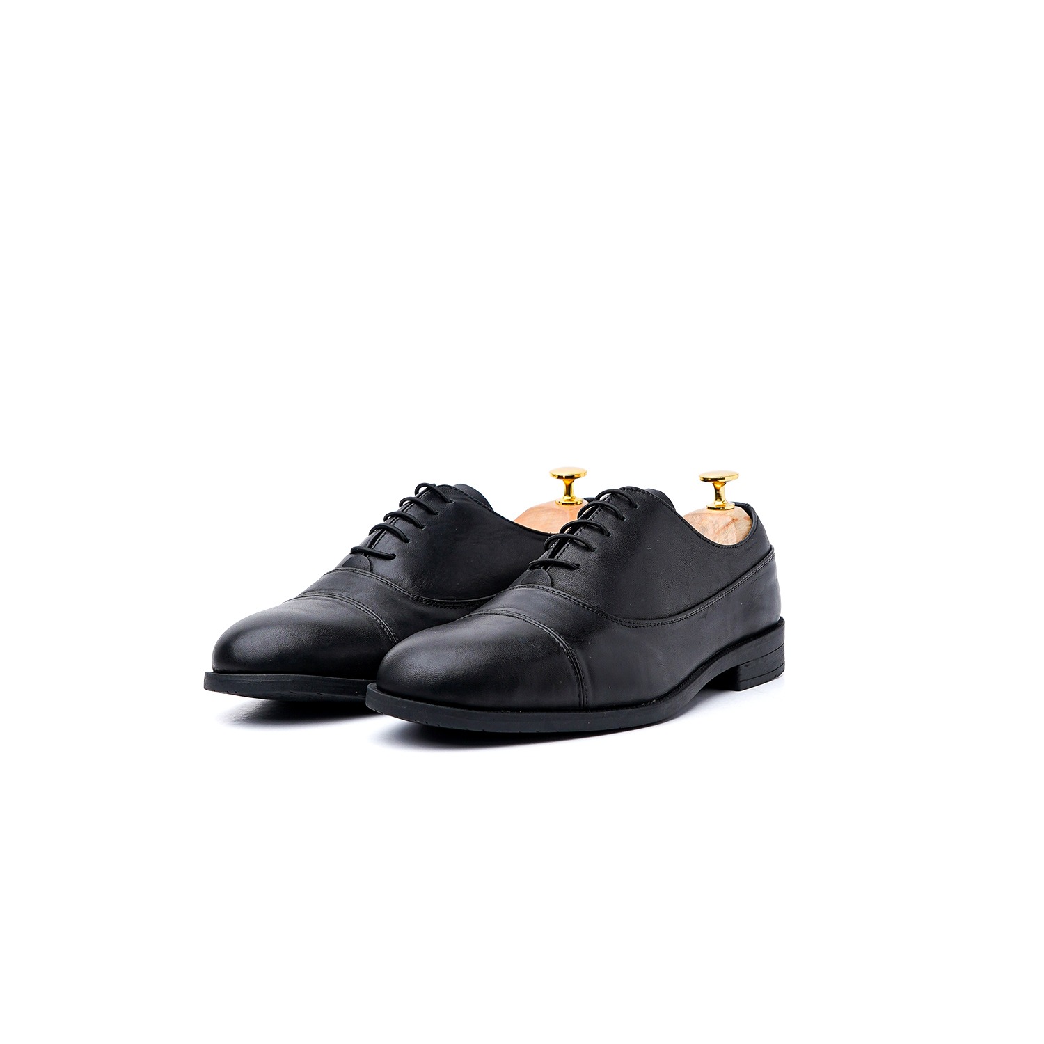 Oxford Captoe Lite Heels Black