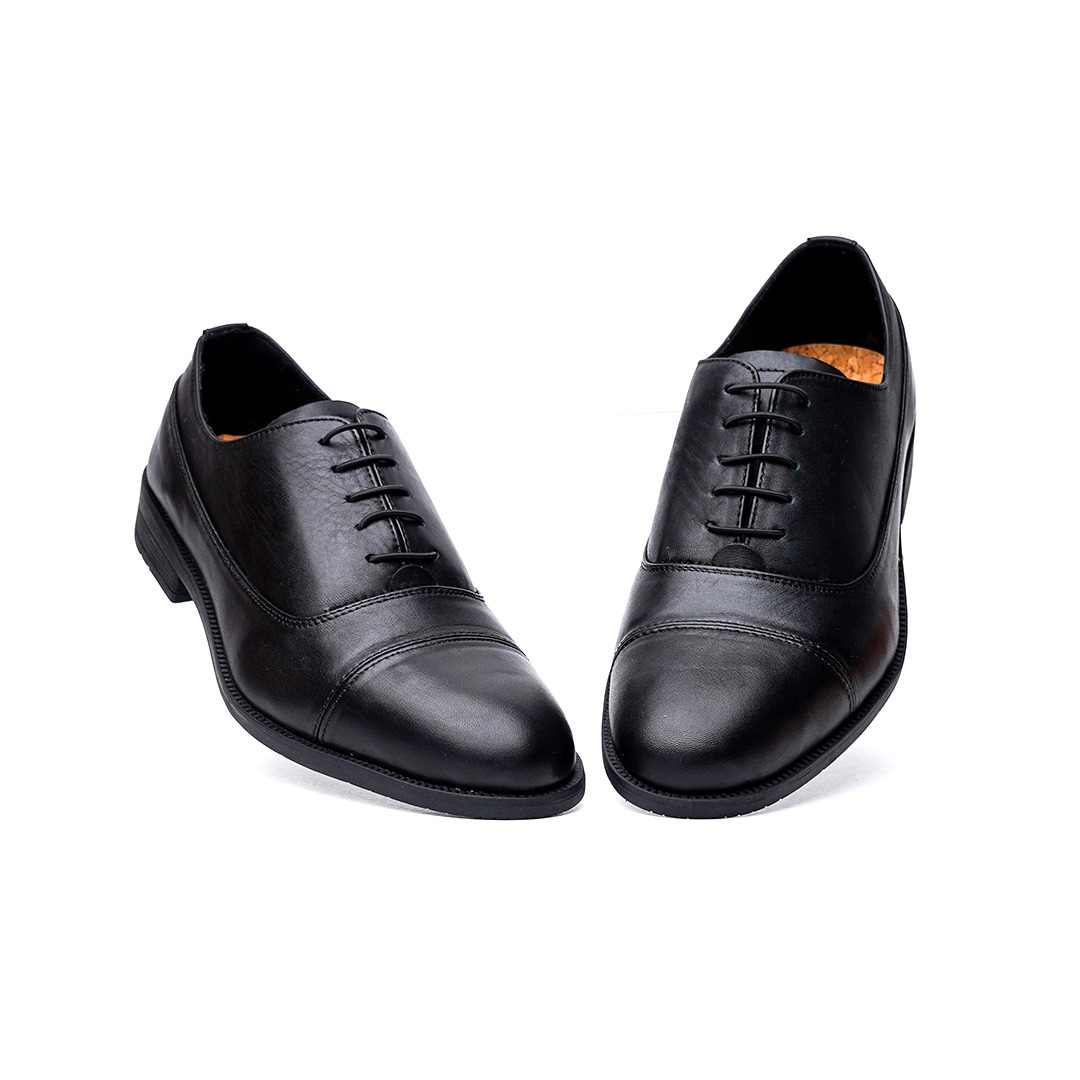 Oxford Captoe Lite Heels Black