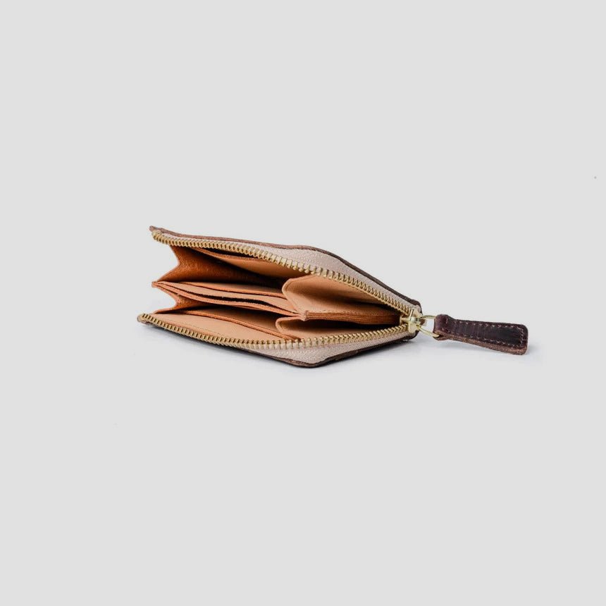 Zipper Wallet Brown