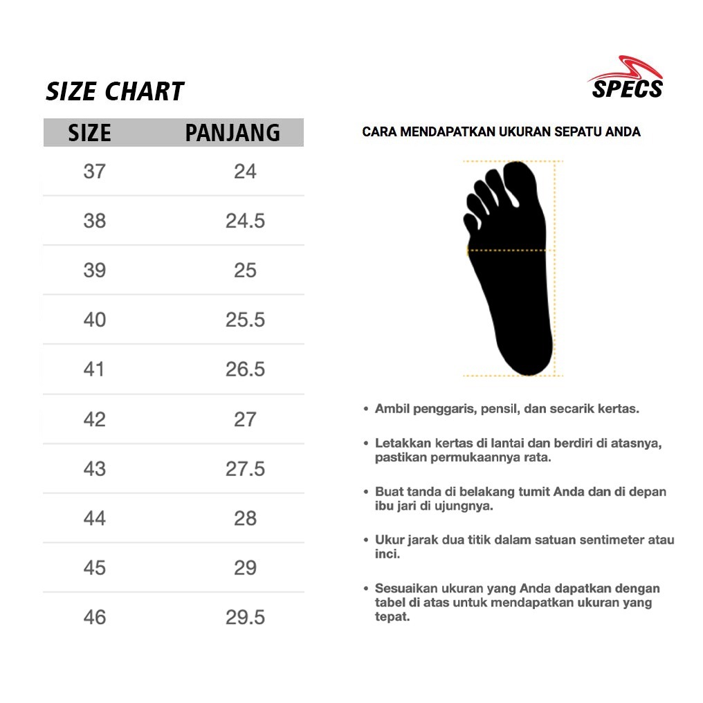 Specs Accelerator Lightspeed 20 FG - 4 Warna