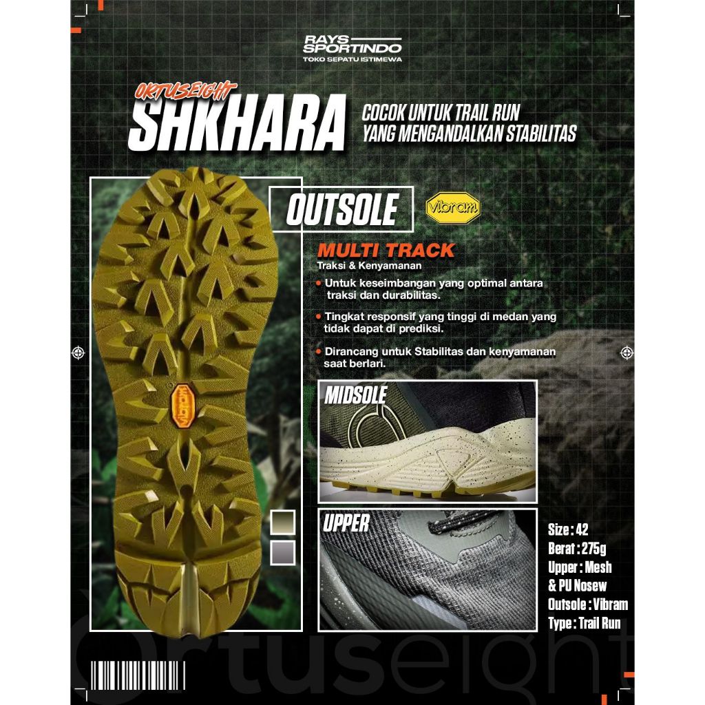 Ortuseight Shkhara & Ortuseight Sierra - 2 Warna