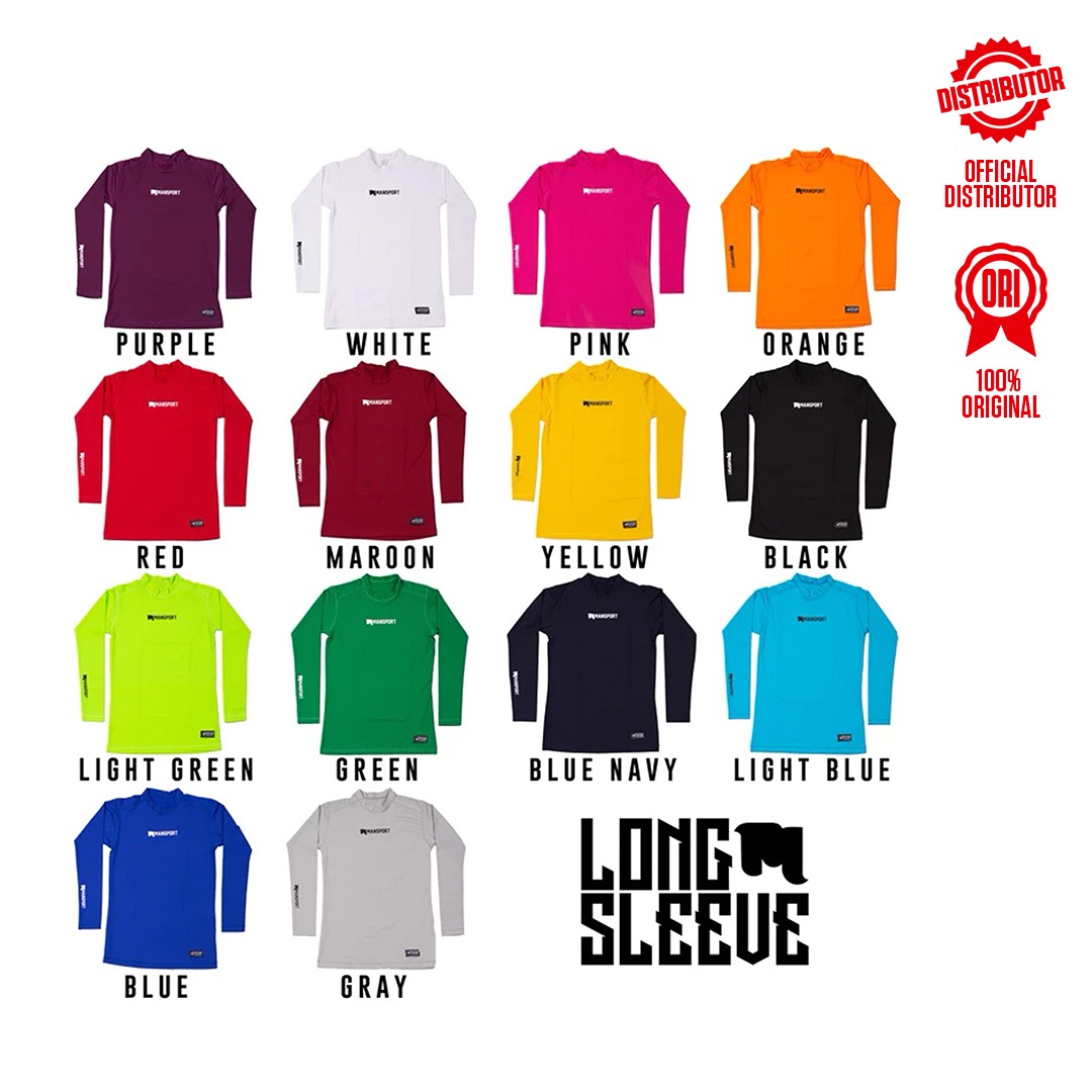 Mansport Baselayer Long Sleeve - 6 Warna