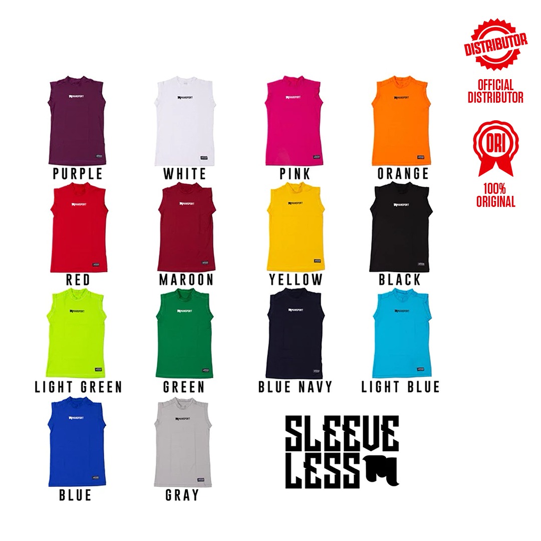 Mansport Baselayer Sleeveless - 6 Warna