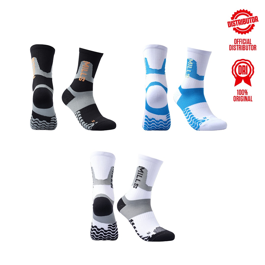 Mills Nebula Quarter Socks -  3 Warna