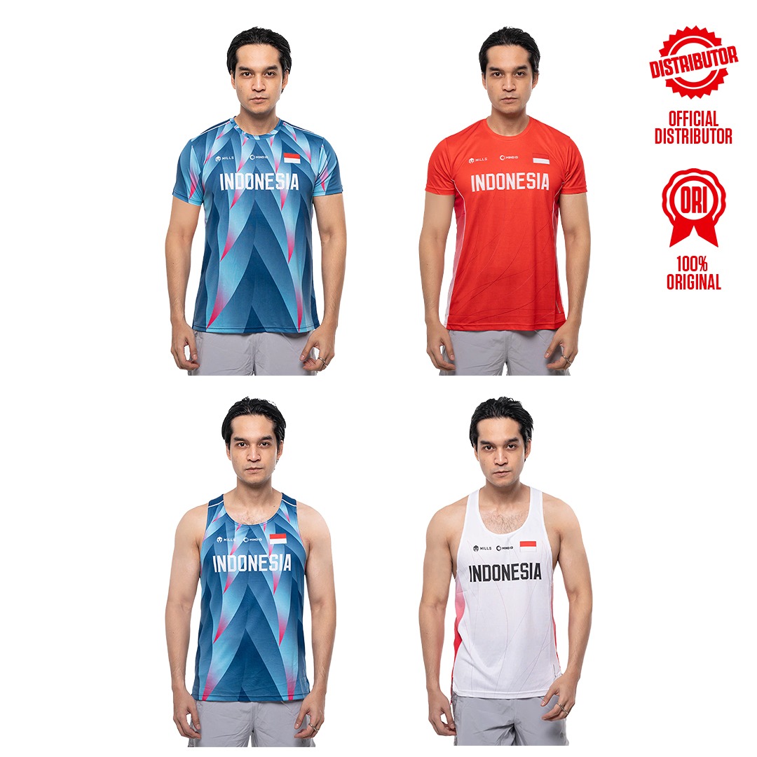 Mills PASI Running Tshirt & Tank Top - 4 Variant