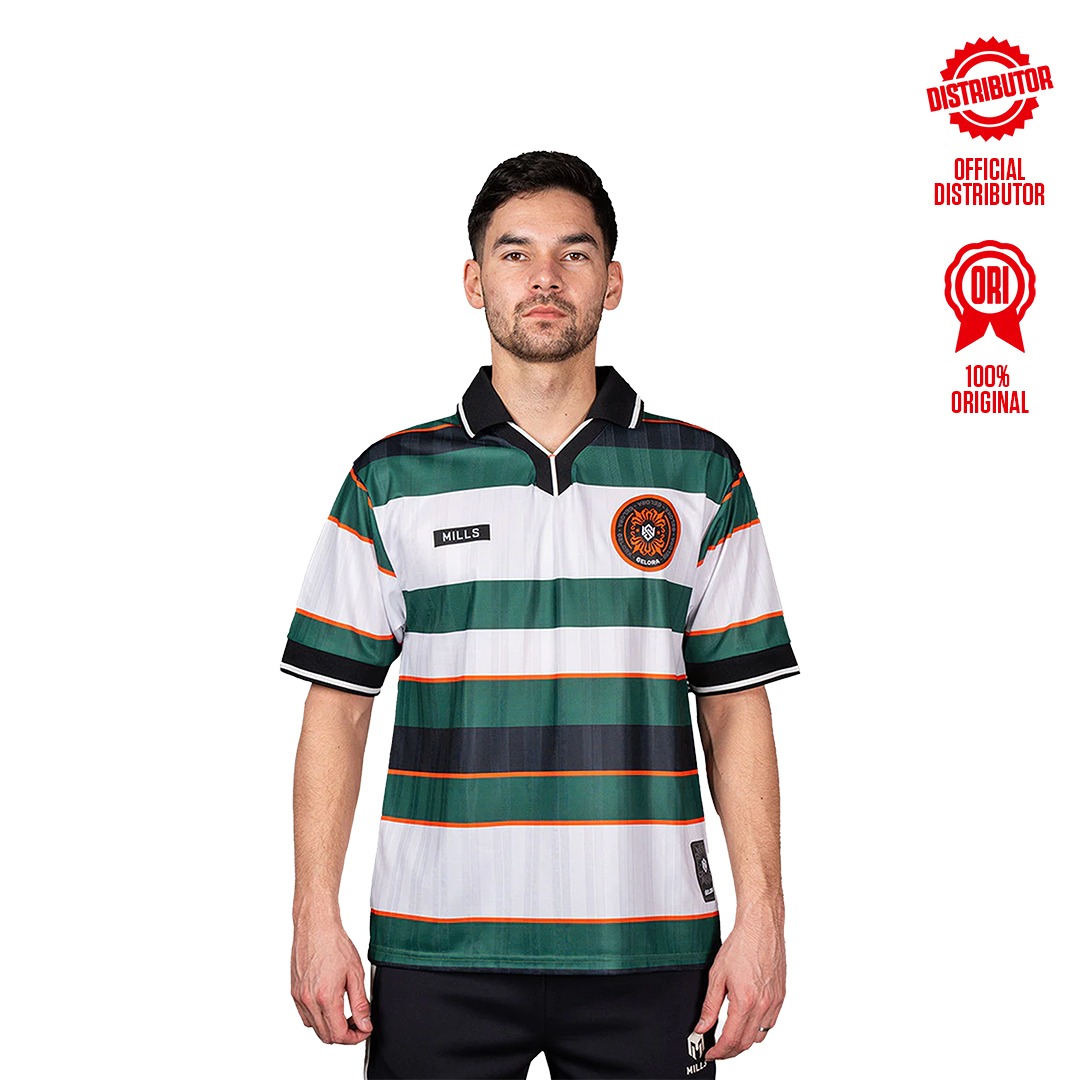 Mills Gelora Bloke Core Jersey Sandy Walsh - White/Green