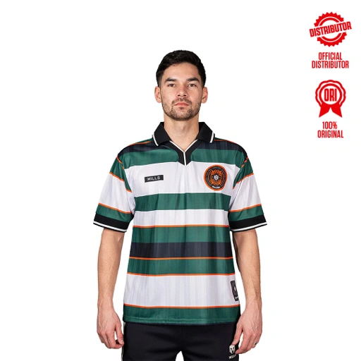 Image of Mills Gelora Bloke Core Jersey Sandy Walsh - White/Green