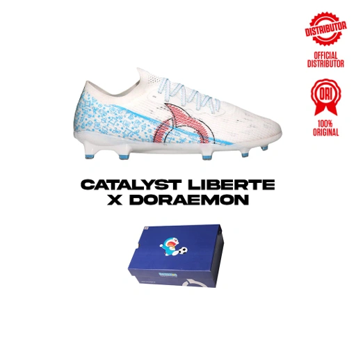 Image of Ortuseight Catalyst Liberte X Doraemon FG - Wite/Cyan