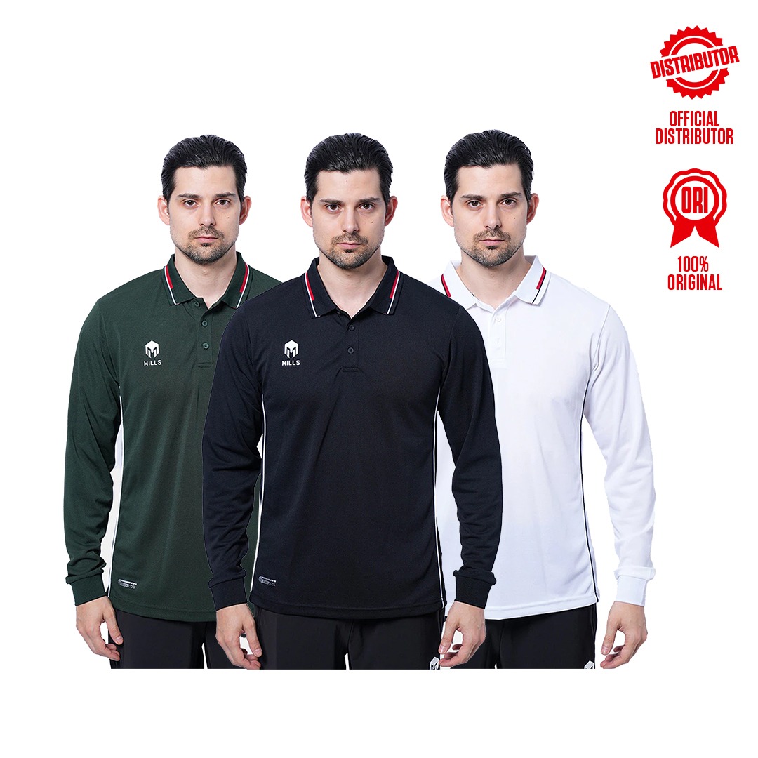 Mills Enver 4.0 Polo Shirt Long Sleeve