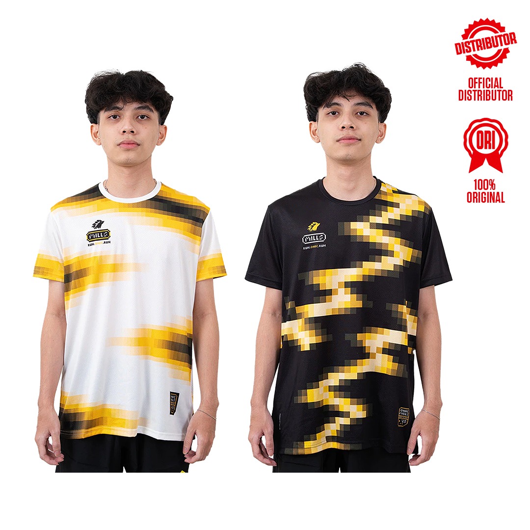 Mills Onic Nostalnic Running Tshirt - 2 Warna