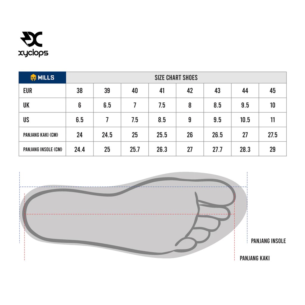 Mills Xyclops Speedfreak IN - 5 Warna
