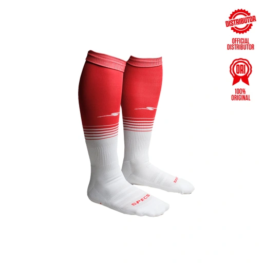 Image of Specs Garuda Attack 2025 Sock - White/Red Blood