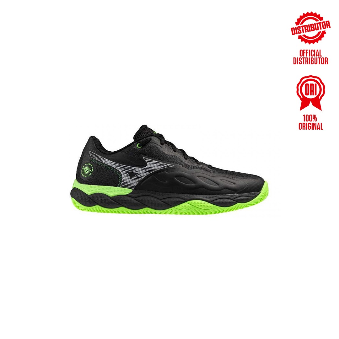 Mizuno Wave Enforece Court Padel Men - Black/Folliage