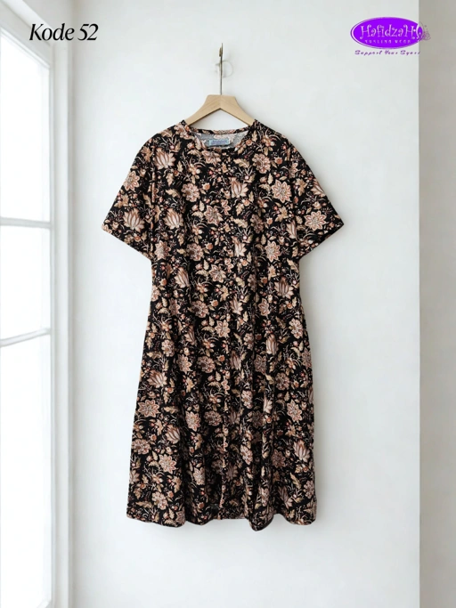 Image of (BA) HD - Katun Egypt TANGAN PENDEK Kode 52 - Abaya