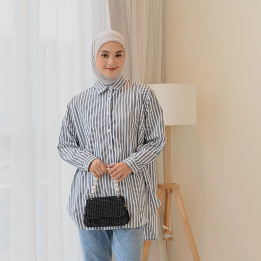 Image of Marchemode Meghan Motif Baju Lengan Panjang
