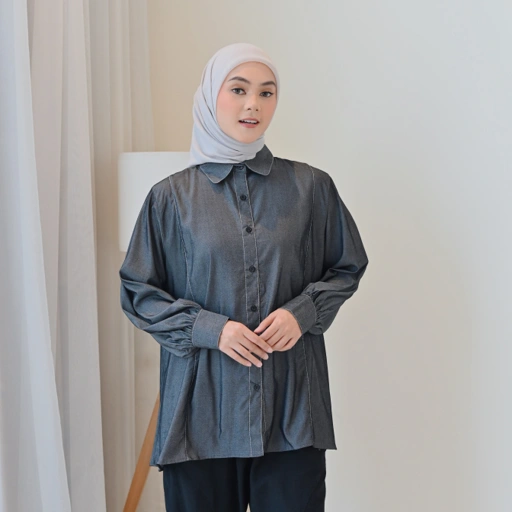 Image of Marchemode Geany Shirt Baju Lengan Panjang