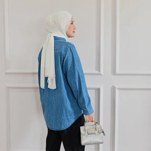 Image of Marchemode Alexa Denim Baju Lengan Panjang