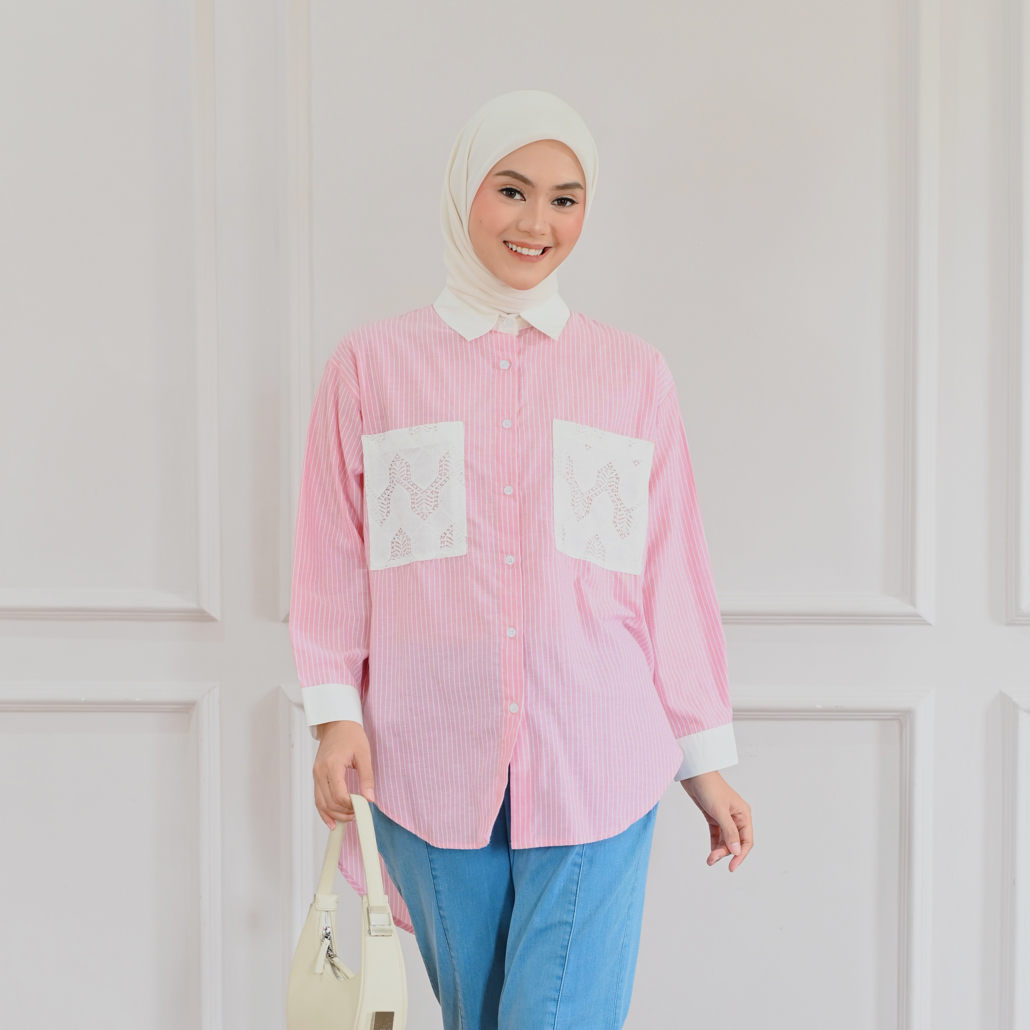 Marchemode Mahika Shirt Baju Lengan Panjang Upsize Reguler