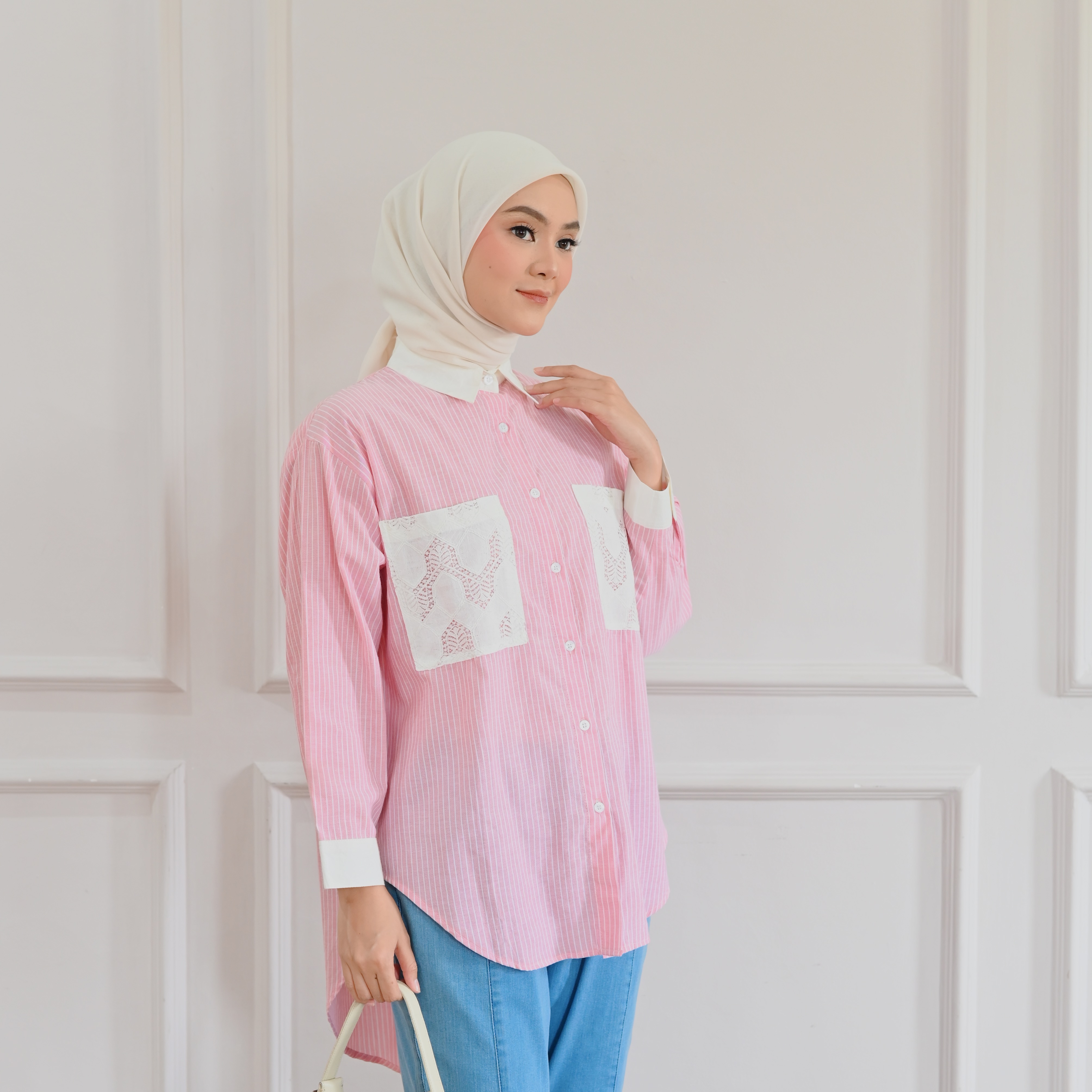 Marchemode Mahika Shirt Baju Lengan Panjang Upsize Reguler
