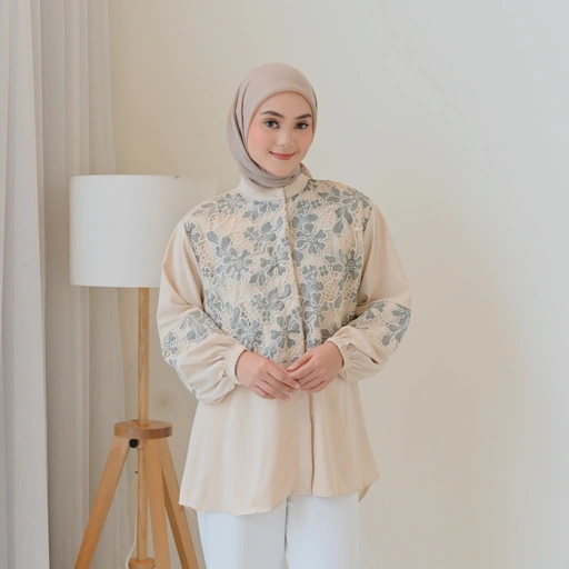 Image of Marchemode Jola Shirt Baju Kemeja Lengan Panjang Reguler Bigsize