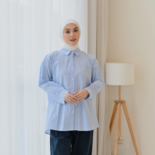 Image of Marchemode Jiya Shirt Katun Baju Lengan Panjang