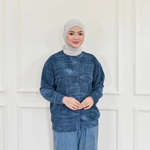 Marchemode Lova Cardigan Soft Knit Jaket Wanita Nyaman Reguler Oversize Upsize