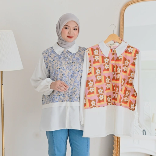 Image of Marchemode Emiko Shirt Baju Lengan Panjang