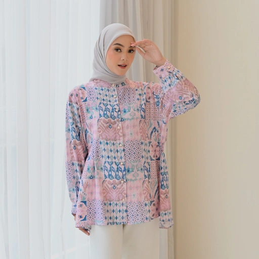 Image of Marchemode Freya Shirt Baju Kemeja Lengan Panjang