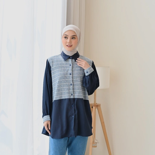 Image of Marchemode Isla Shirt Shakilla  Baju Lengan Panjang