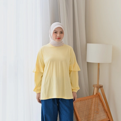 Image of Marchemode Melody Shirt Cotton Combed Kemeja lengan panjang Reguler Bigsize