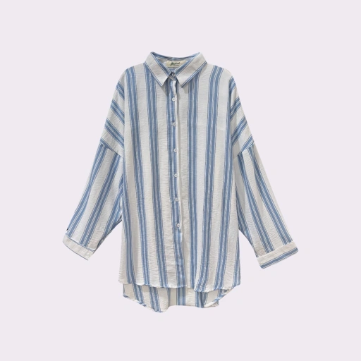 Image of Marchemode Alata Stripe Shirt Baju Lengan Panjang
